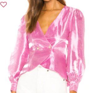 NWT Majorelle Princess Pink Sparkly Newton Top From Revolve
